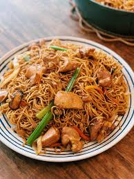 Chicken fried noodles